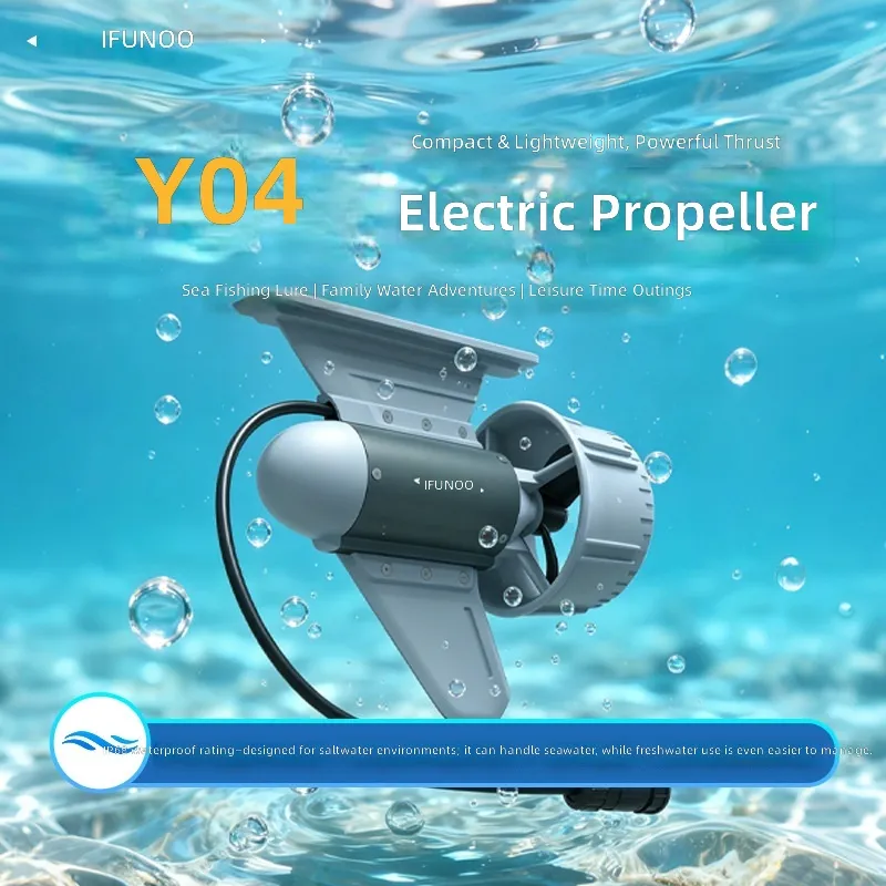 Fishing Boat Outboard Motor - Propulsor Eléctrico Y04 con Batería B3,