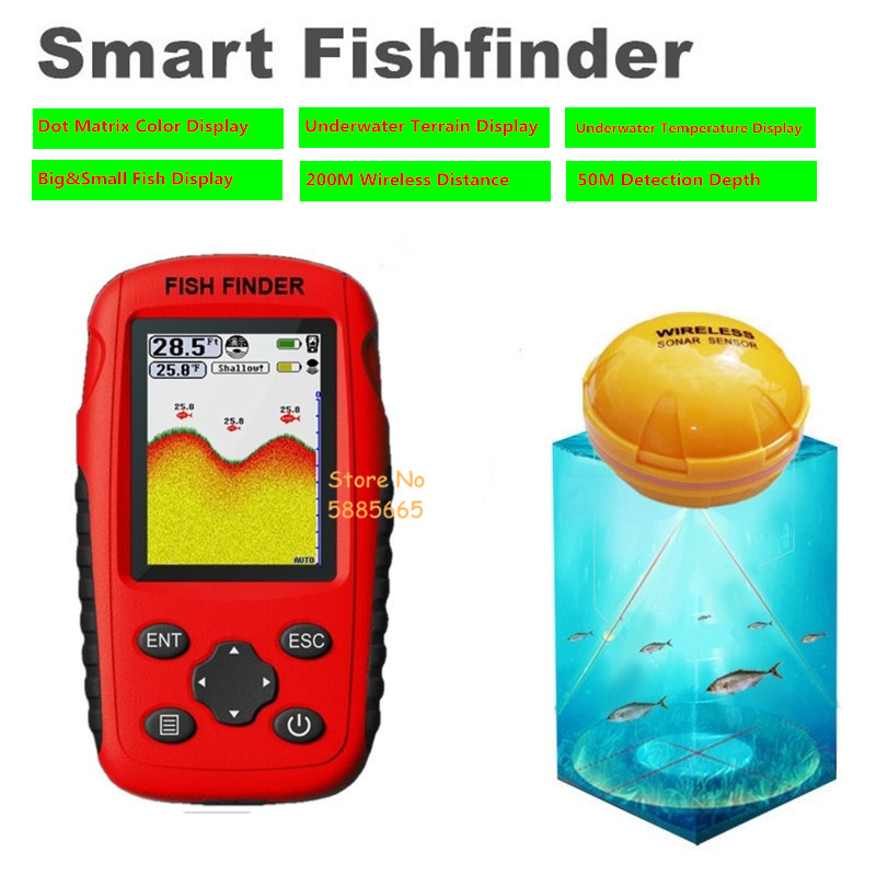 Fishing Boat Depth Finder - Sonda de Pesca Inteligente y Portátil