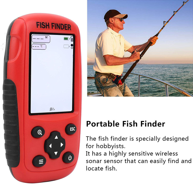 Fishing Boat Depth Finder - Buscador de peces inalámbrico con sensor