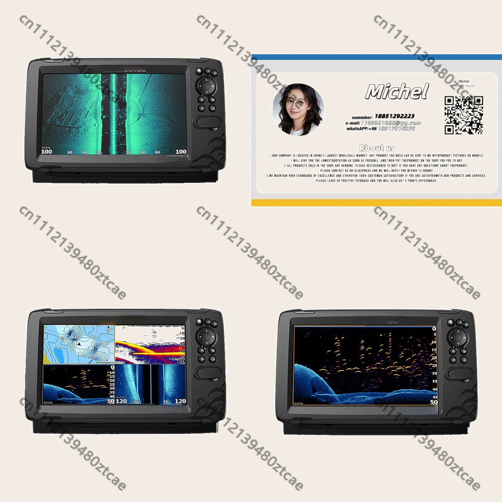 Fishing Boat Depth Finder - Sonda de Pesca Portátil, Localizador de