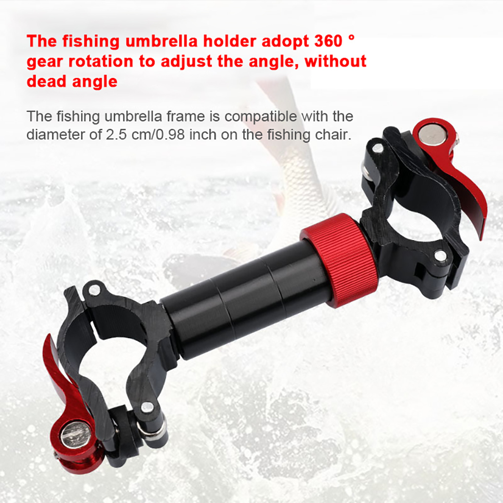Fishing Boat Aluminum - Soporte para sombrilla para silla de