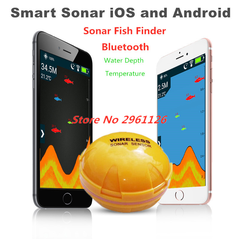 Fishing Boat Depth Finder - Buscador de peces inalámbrico, ecosonda portátil,