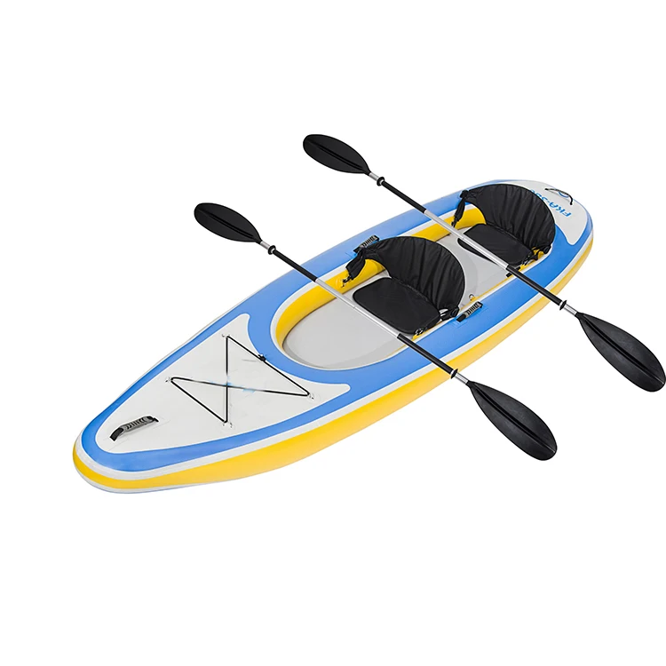 Fishing Boat Paddle - Kayak de mar doble inflable del