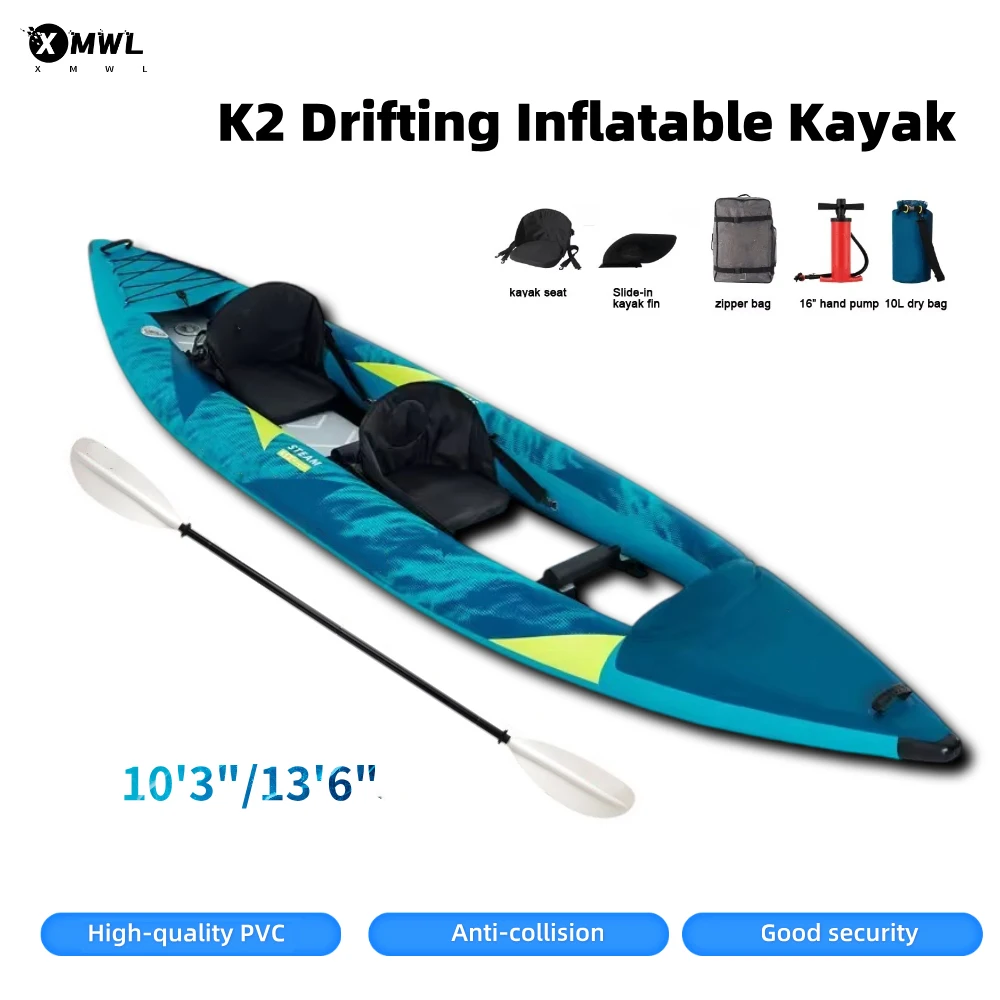 Fishing Boat Seat - Canoa Kayak Inflable para 1-2 Personas,