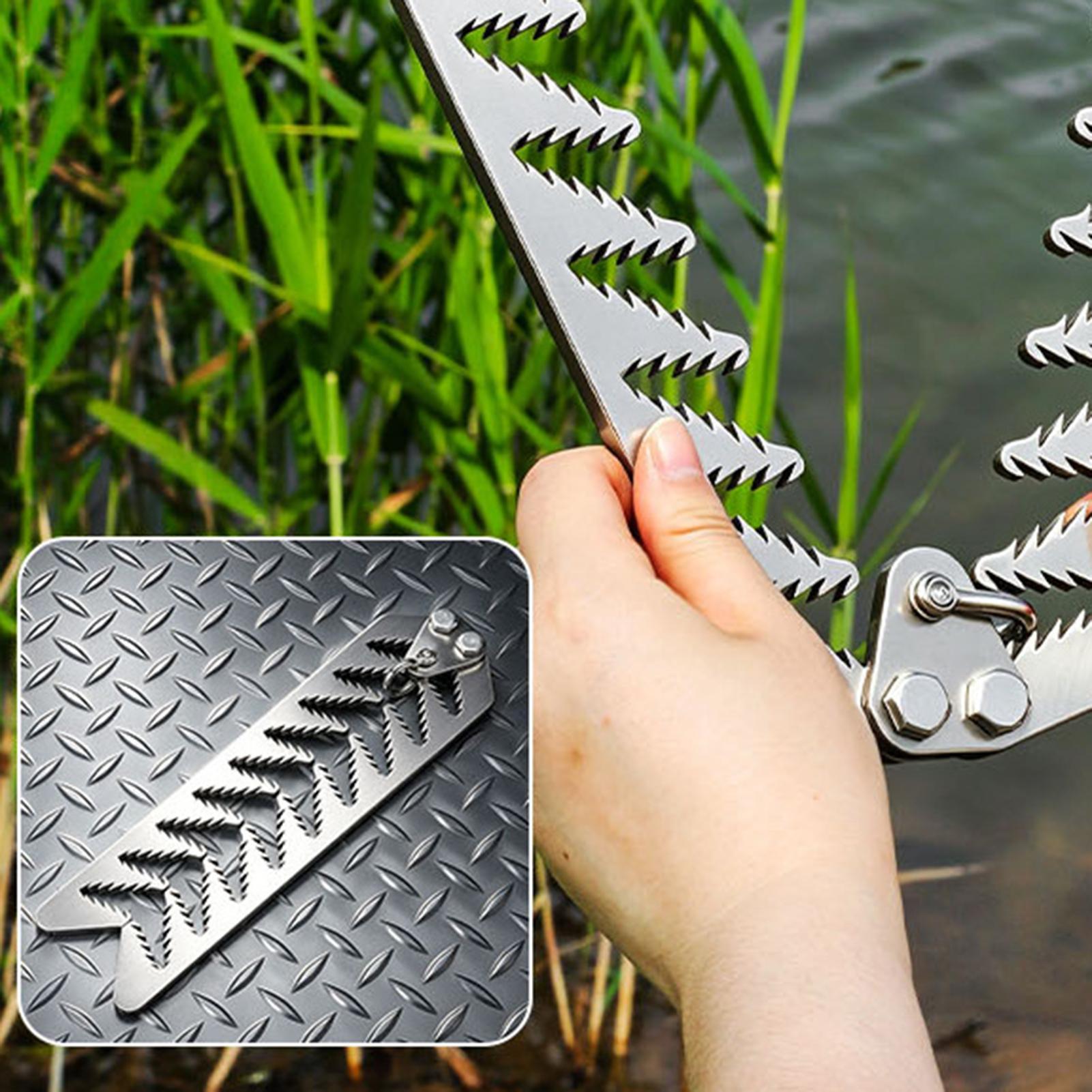 Fishing Boat Trailer - Cortador de Plantas Acuáticas, Desbrozadora Plegable