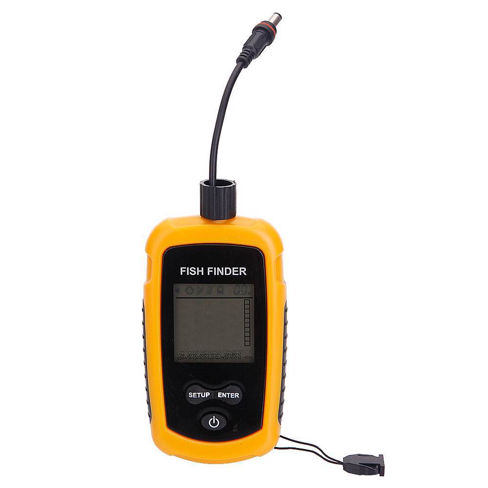 Fishing Boat Depth Finder - Sonda de Pesca Portátil con Alarma,
