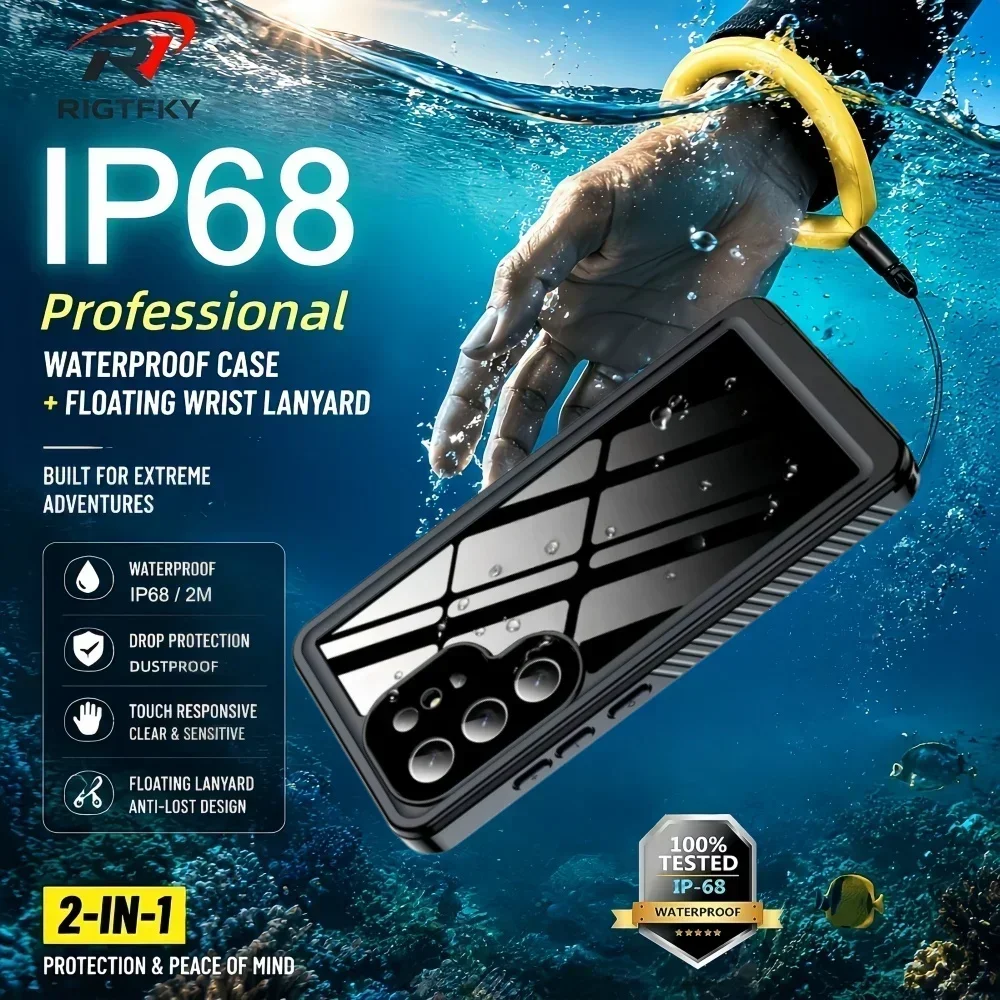 Fishing Boat Cover - Funda Impermeable IP68 para Samsung S26