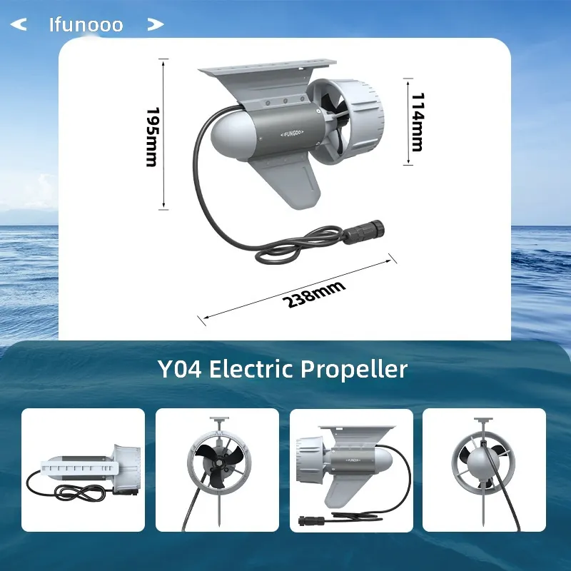 Propulsor Eléctrico Y04 con Ba - Fishing Boat Outboard Motor reseña y precio