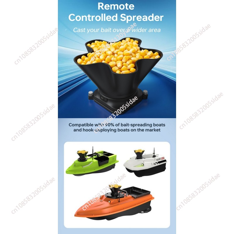 Dispensador de Cebo Giratorio  - Fishing Boat Anchor Winch reseña y precio
