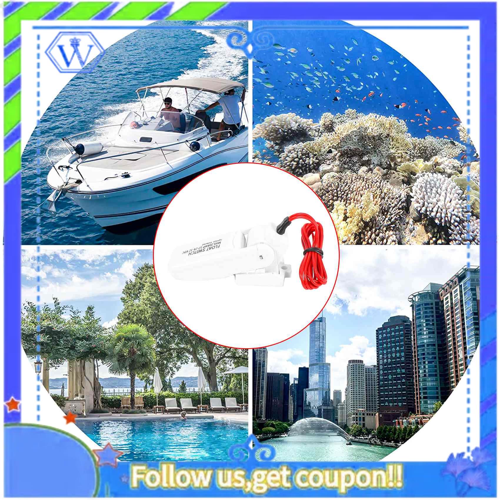 Bomba de bilis M46K, interrupt - Fishing Boat Bilge Pump reseña y precio