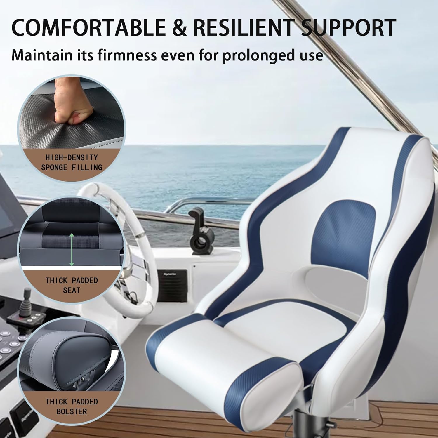 Asientos de barco Airow auto V - Fishing Boat Seat reseña y precio