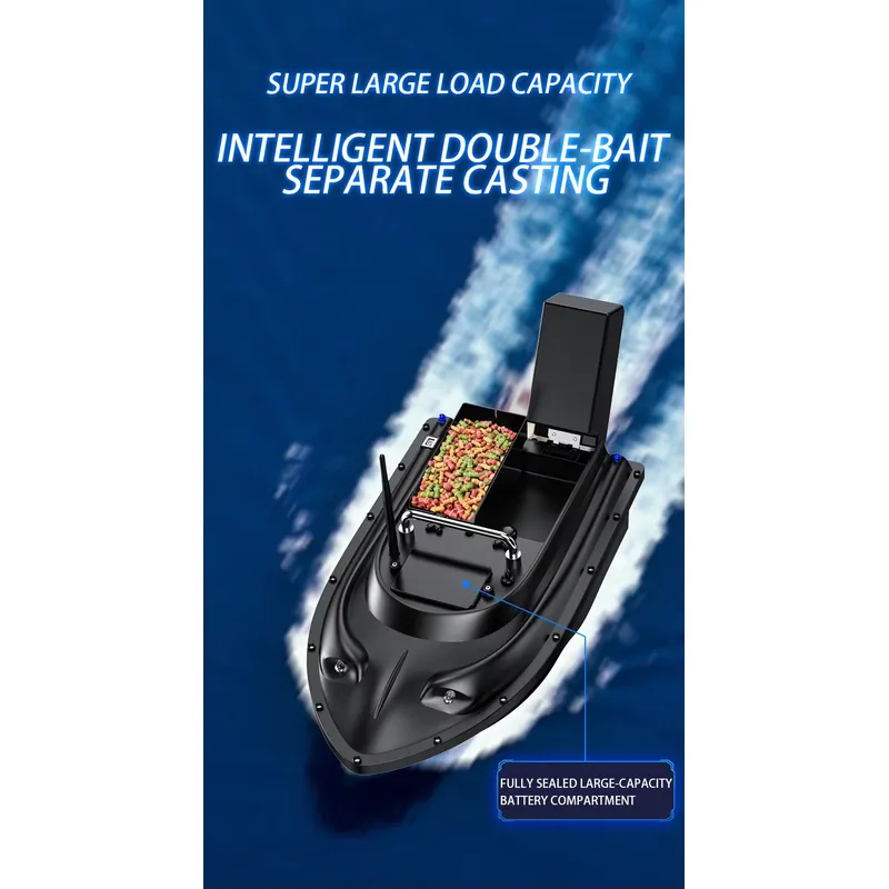 Barco Cebador para Pesca de Ca - Fishing Boat Gps reseña y precio