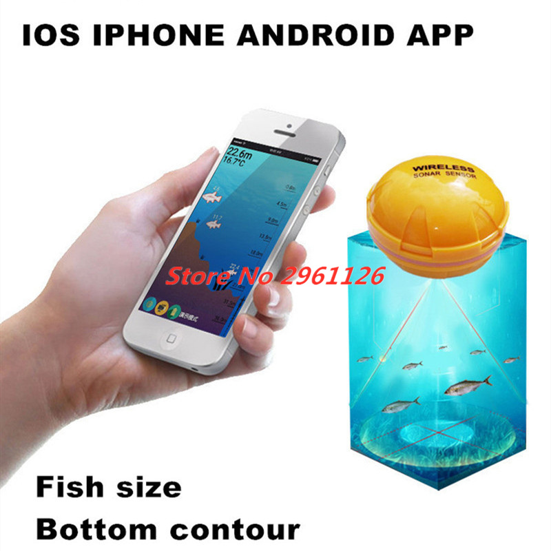 Buscador de peces inalámbrico, - Fishing Boat Depth Finder reseña y precio