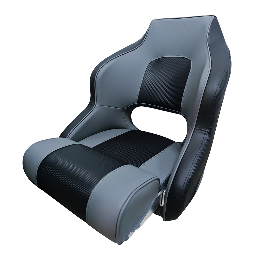 Asiento de capitán plegable de - Fishing Boat Fiberglass reseña y precio