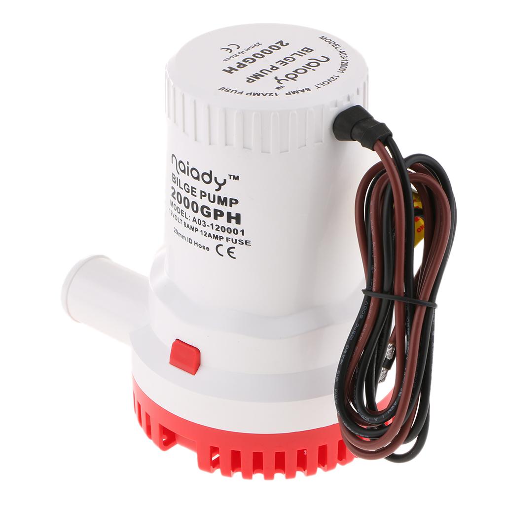 Bomba de achique eléctrica sum - Fishing Boat Bilge Pump reseña y precio