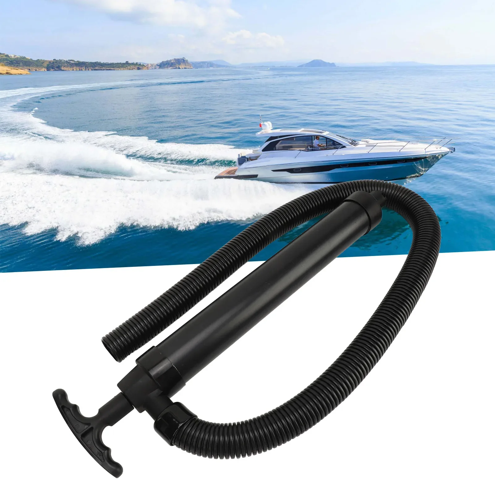 Bomba de sentina Manual con ma - Fishing Boat Bilge Pump reseña y precio