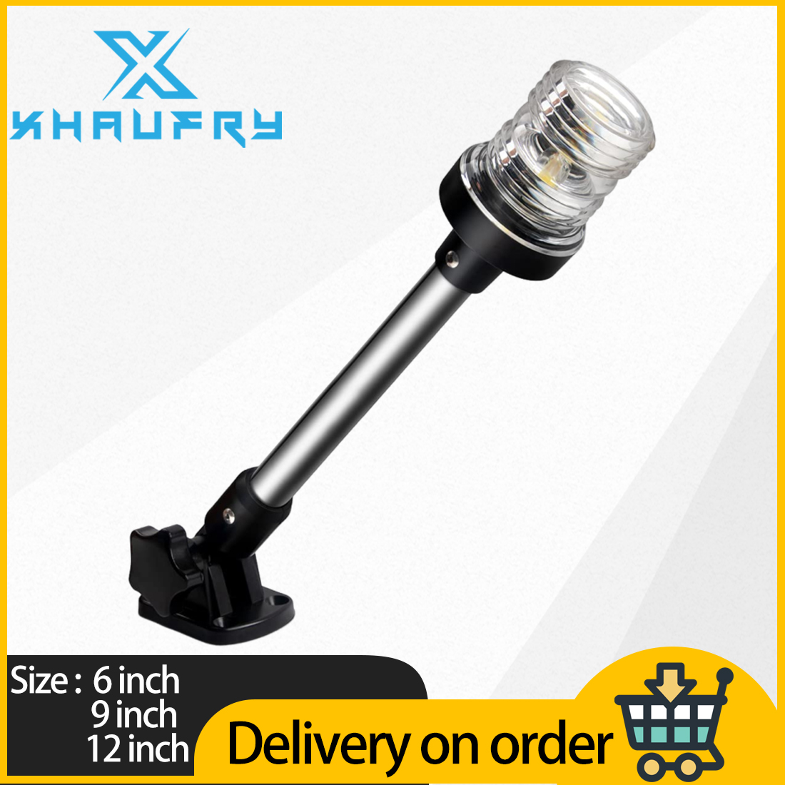 Luces LED Blancas Plegables de - Fishing Boat Navigation Light reseña y precio