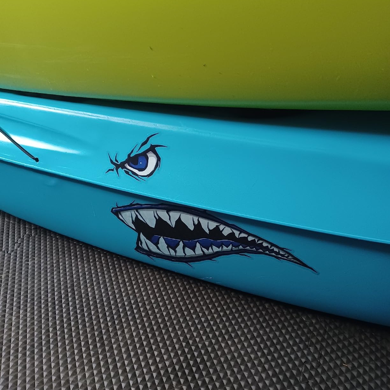 2 uds dientes de tiburón boca  - Fishing Boat Trailer reseña y precio