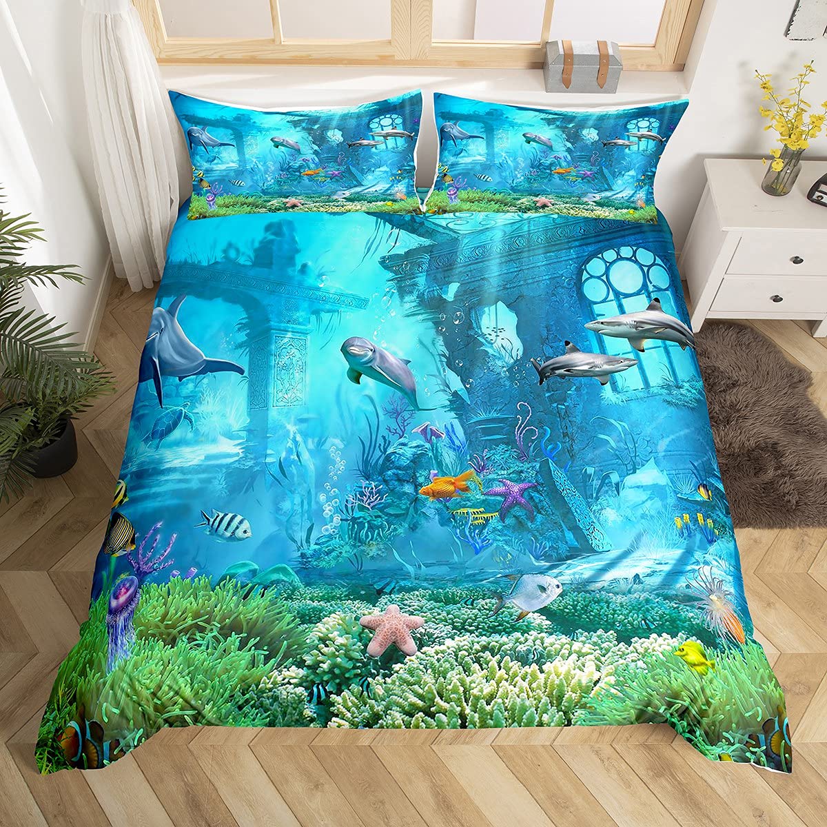 Juego de funda nórdica de pesc - Fishing Boat Cover reseña y precio