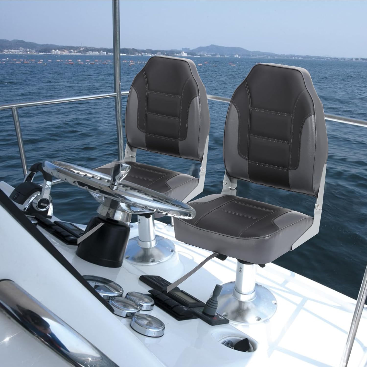 Paquete de 2 asientos plegable - Fishing Boat Seat reseña y precio