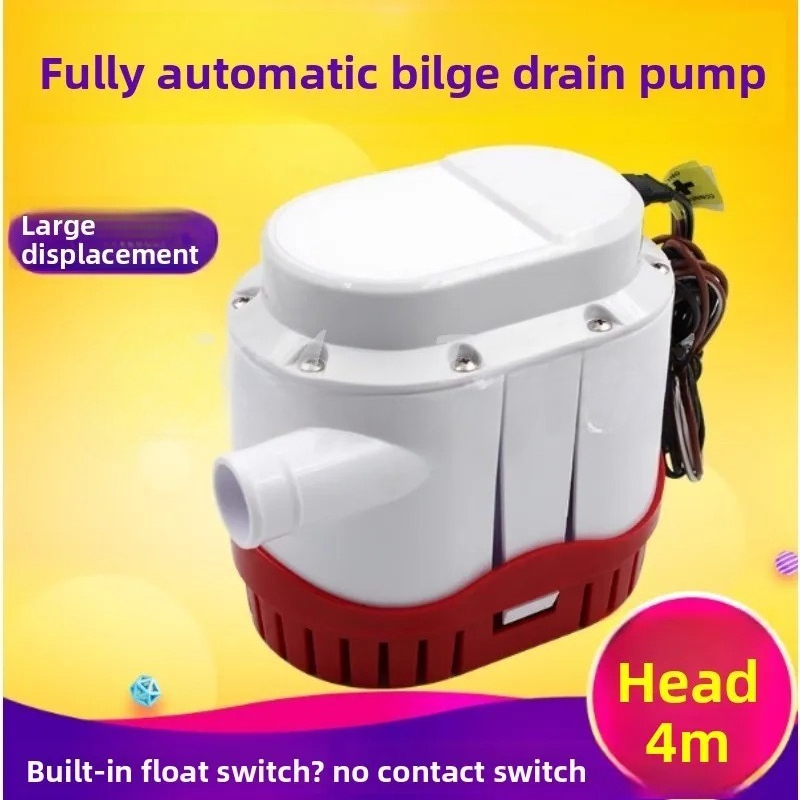 Nueva Bomba de Achique Automát - Fishing Boat Bilge Pump reseña y precio