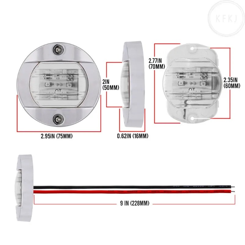 Para yate, barco de pesca, nav - Fishing Boat Navigation Light reseña y precio